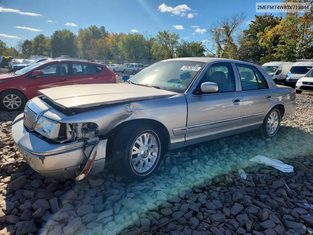 MERCURY GRAND MARQUIS 2003, VIN 2MEFM74W83X713044
