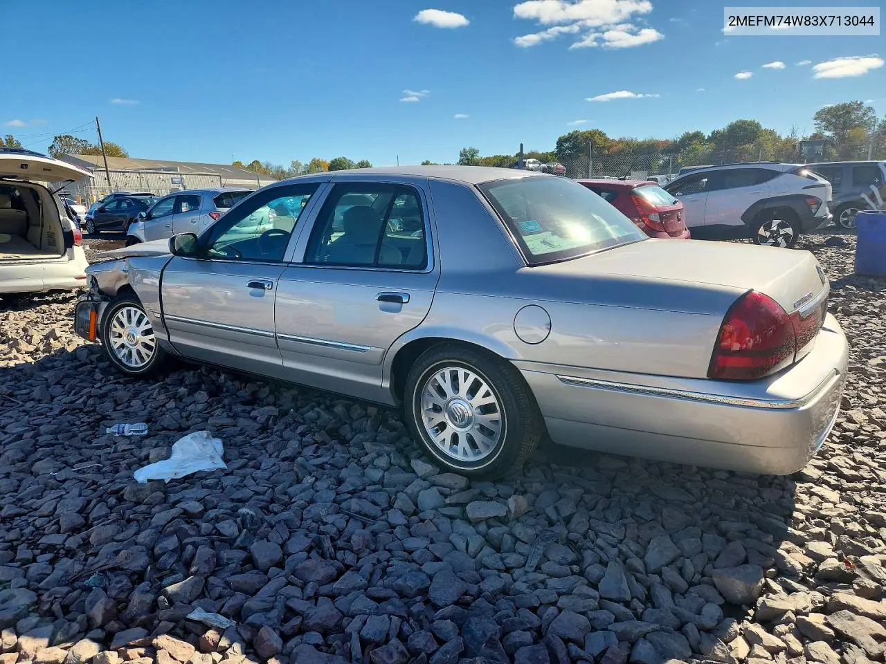 2003 MERCURY GRAND MARQUIS VIN 2MEFM74W83X713044 — фото 2