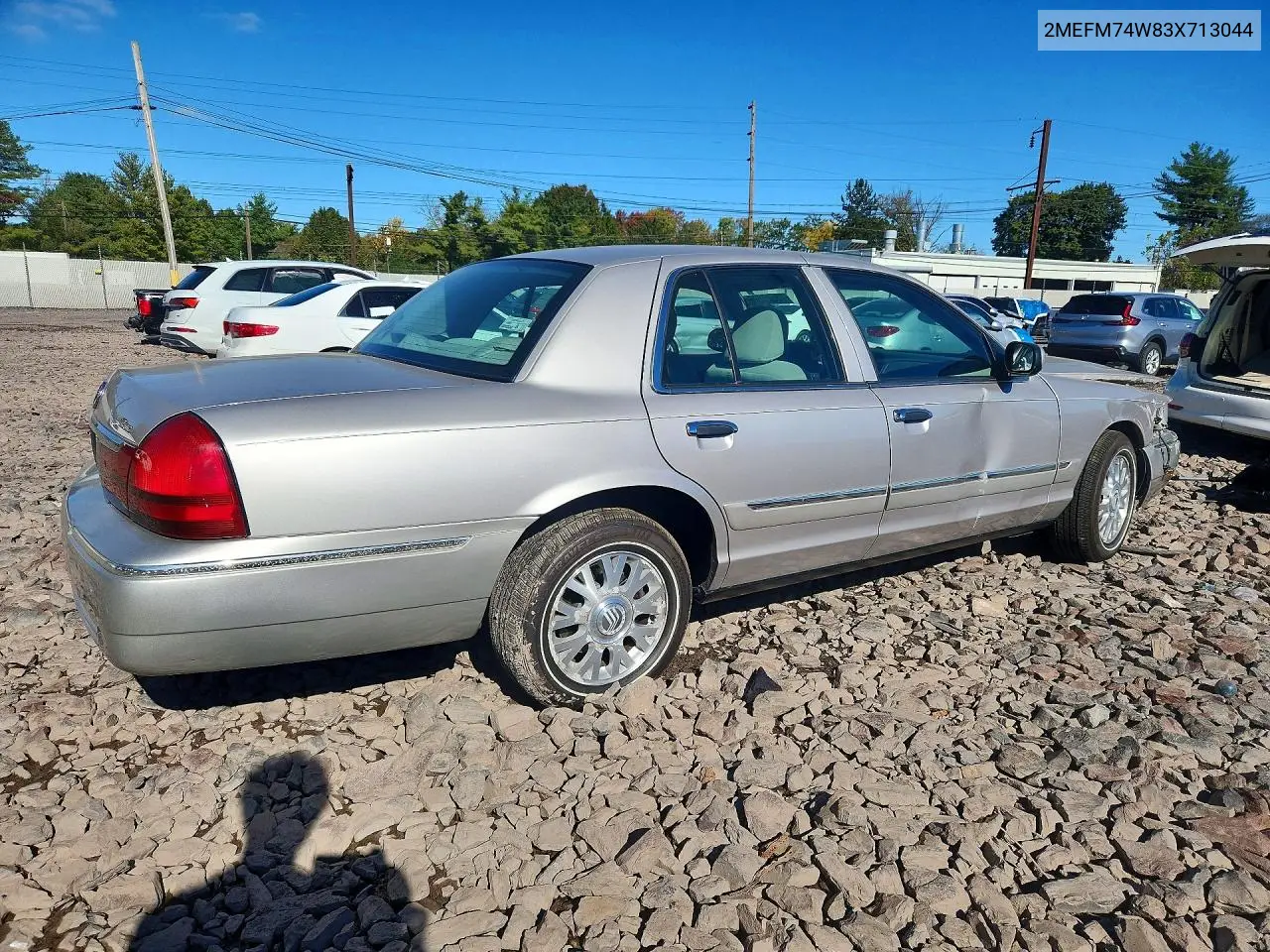 2003 MERCURY GRAND MARQUIS VIN 2MEFM74W83X713044 — фото 3