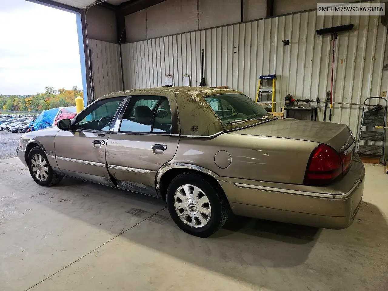 2003 MERCURY GRAND MARQUIS VIN 2MEHM75W93X673886 — фото 2