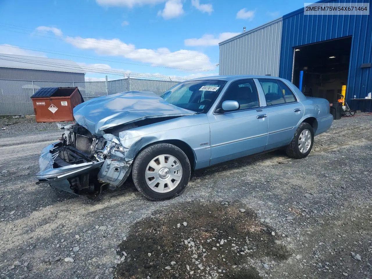 MERCURY GRAND MARQUIS 2004, VIN 2MEFM75W54X671464