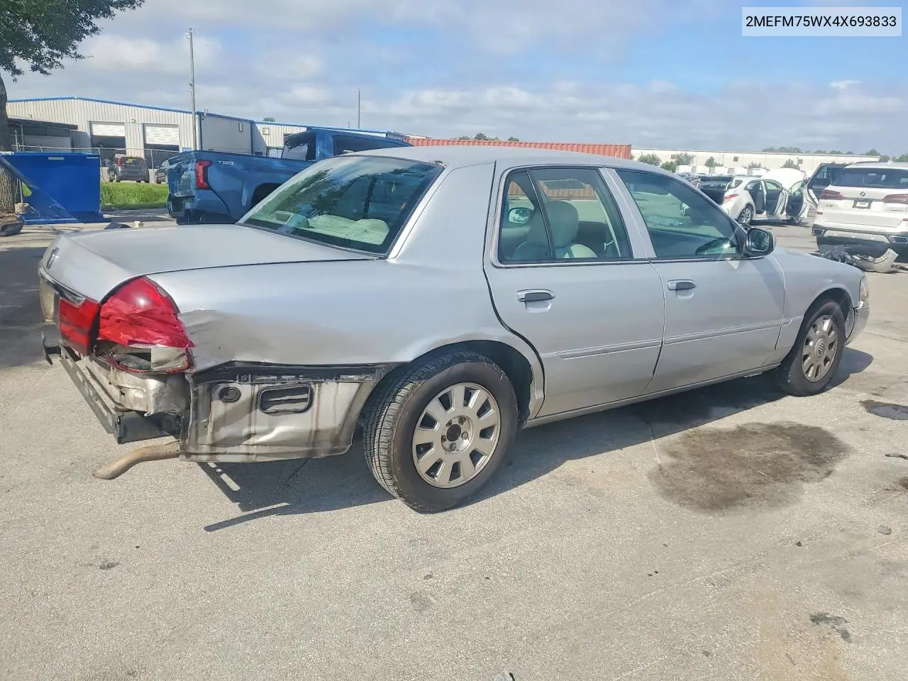 2004 MERCURY GRAND MARQUIS VIN 2MEFM75WX4X693833 — фото 3
