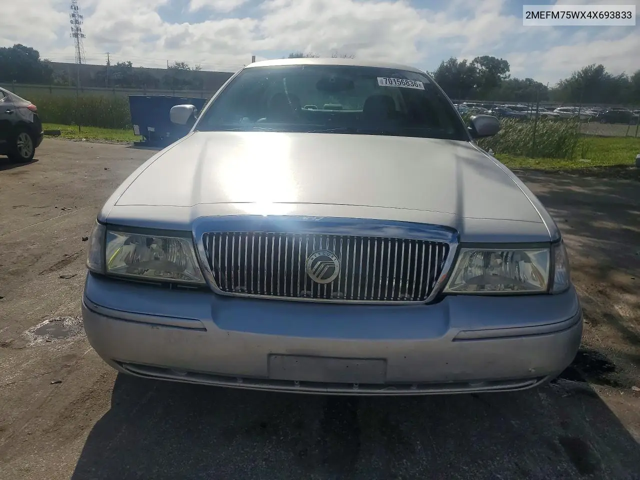 2004 MERCURY GRAND MARQUIS VIN 2MEFM75WX4X693833 — фото 5