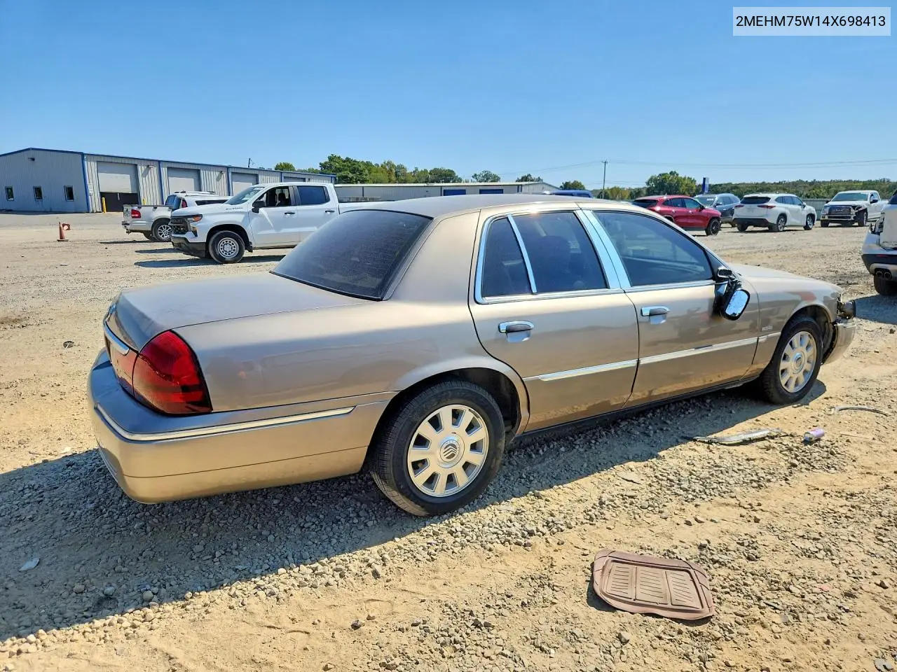 2004 MERCURY GRAND MARQUIS VIN 2MEHM75W14X698413 — фото 3