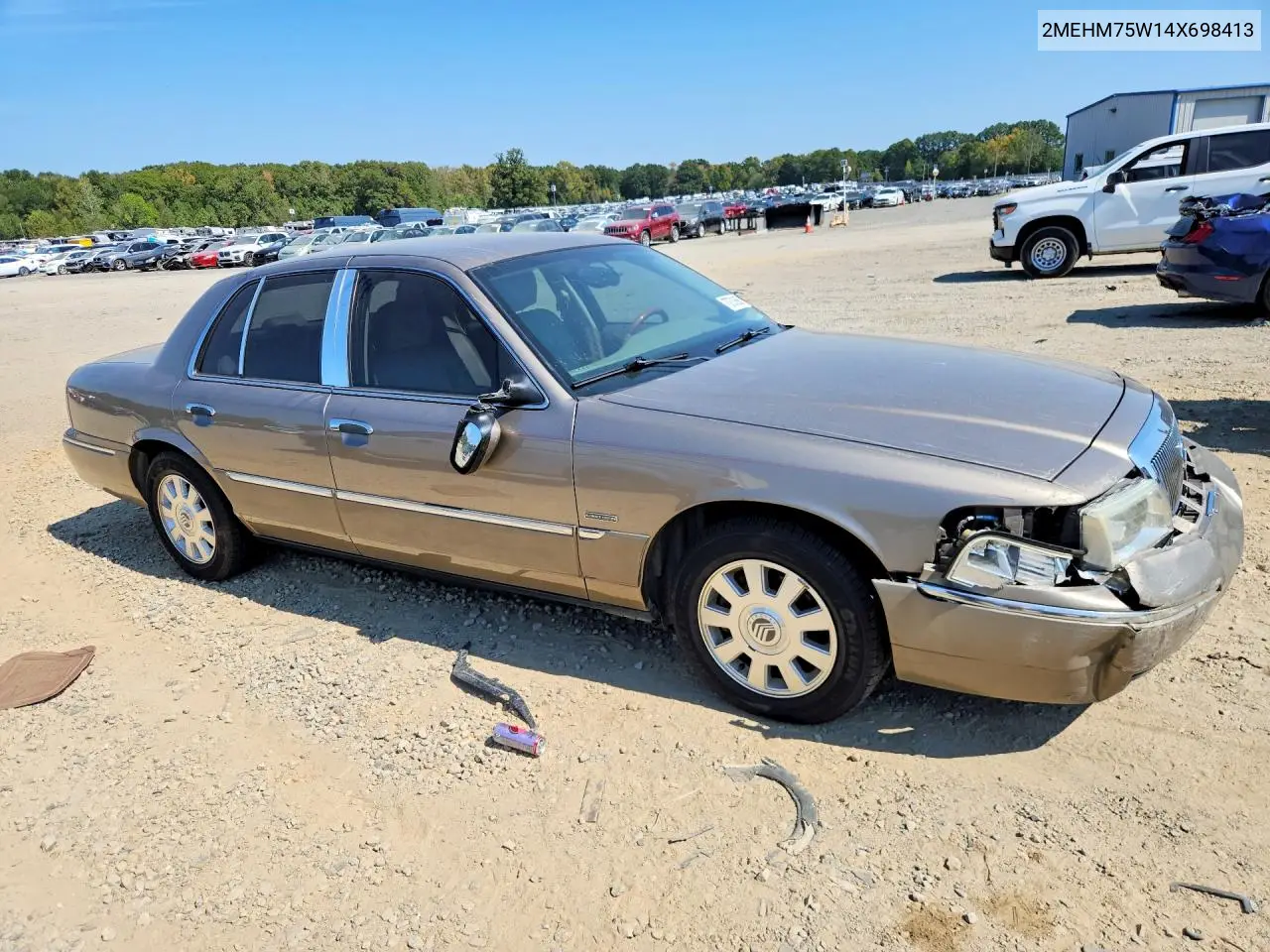 2004 MERCURY GRAND MARQUIS VIN 2MEHM75W14X698413 — фото 4