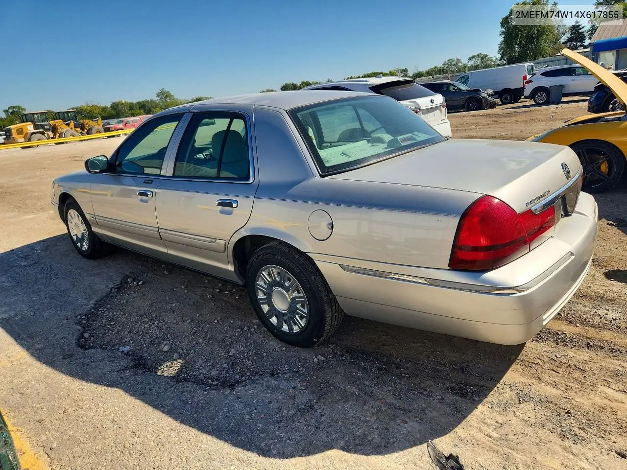 2004 MERCURY GRAND MARQUIS VIN 2MEFM74W14X617855 — фото 2