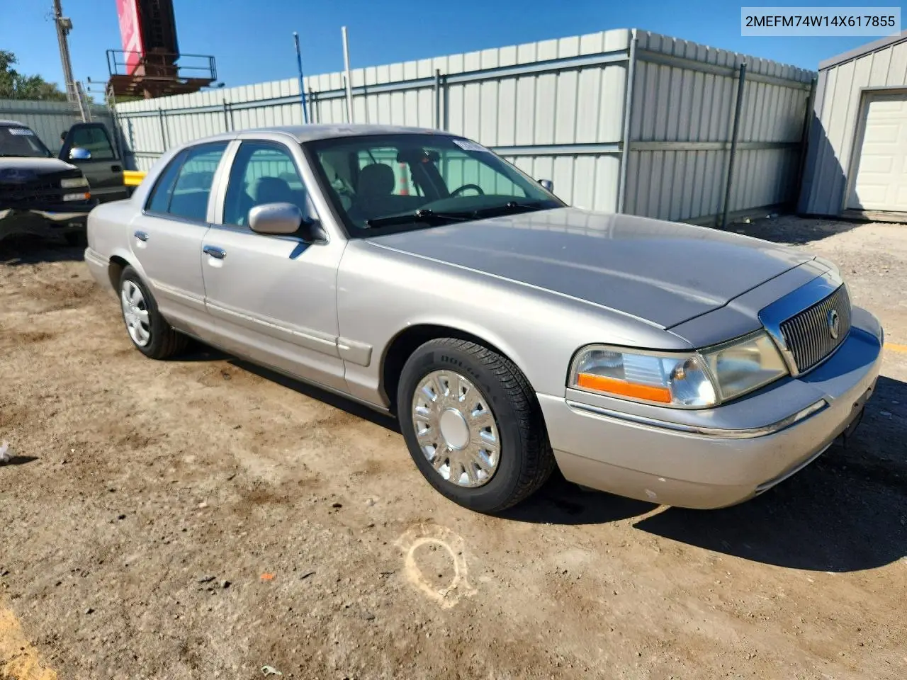 2004 MERCURY GRAND MARQUIS VIN 2MEFM74W14X617855 — фото 4
