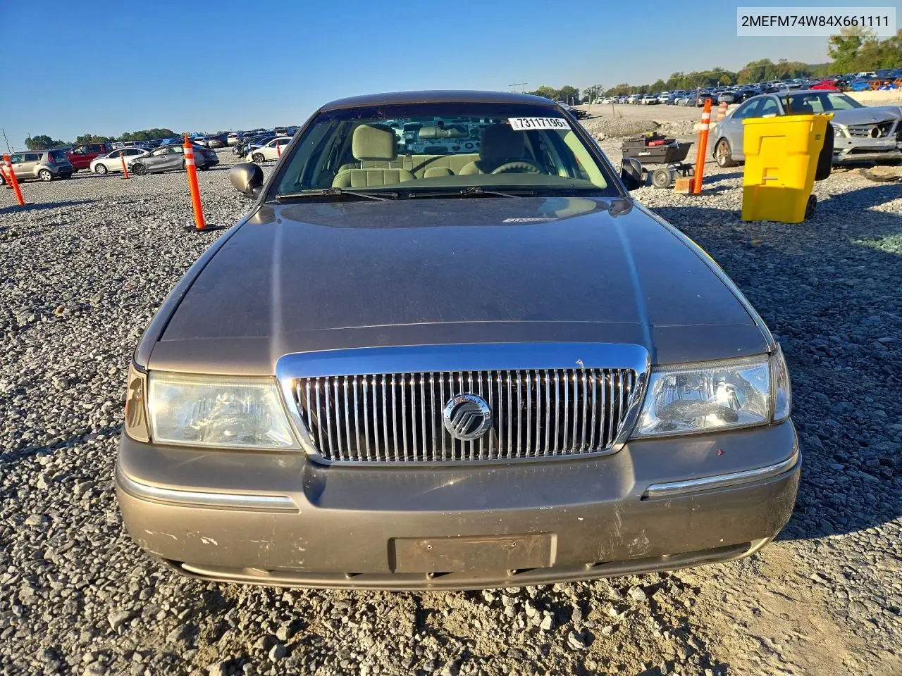 2004 MERCURY GRAND MARQUIS VIN 2MEFM74W84X661111 — фото 5