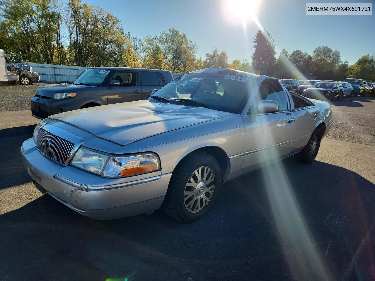 MERCURY GRAND MARQUIS 2004, VIN 2MEHM75WX4X691721