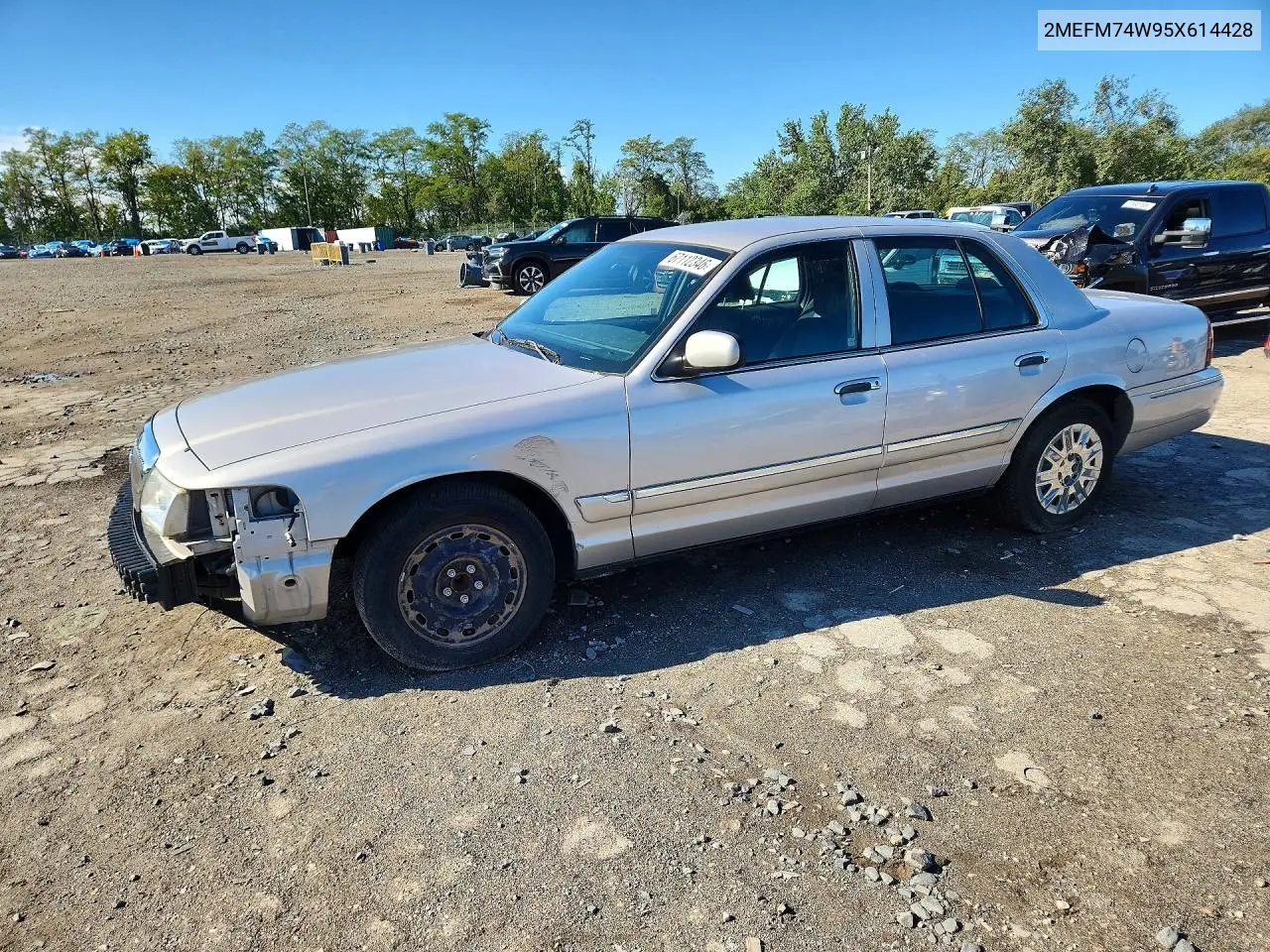 MERCURY GRAND MARQUIS 2005, VIN 2MEFM74W95X614428