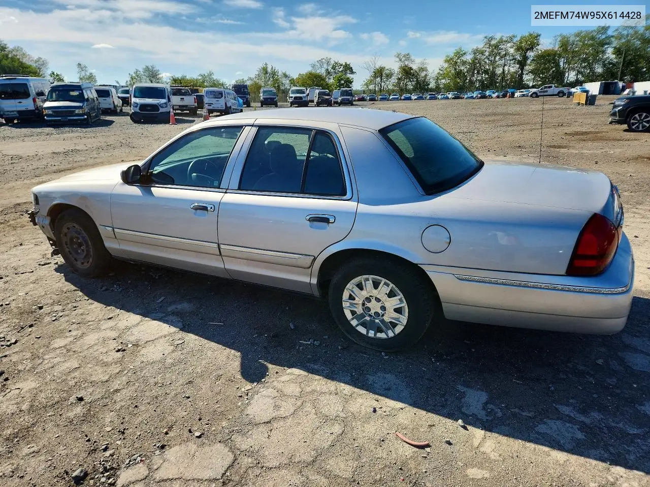 2005 MERCURY GRAND MARQUIS VIN 2MEFM74W95X614428 — фото 2