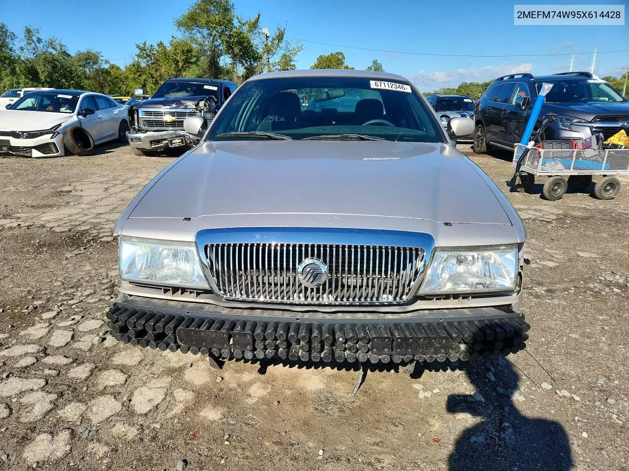 2005 MERCURY GRAND MARQUIS VIN 2MEFM74W95X614428 — фото 5