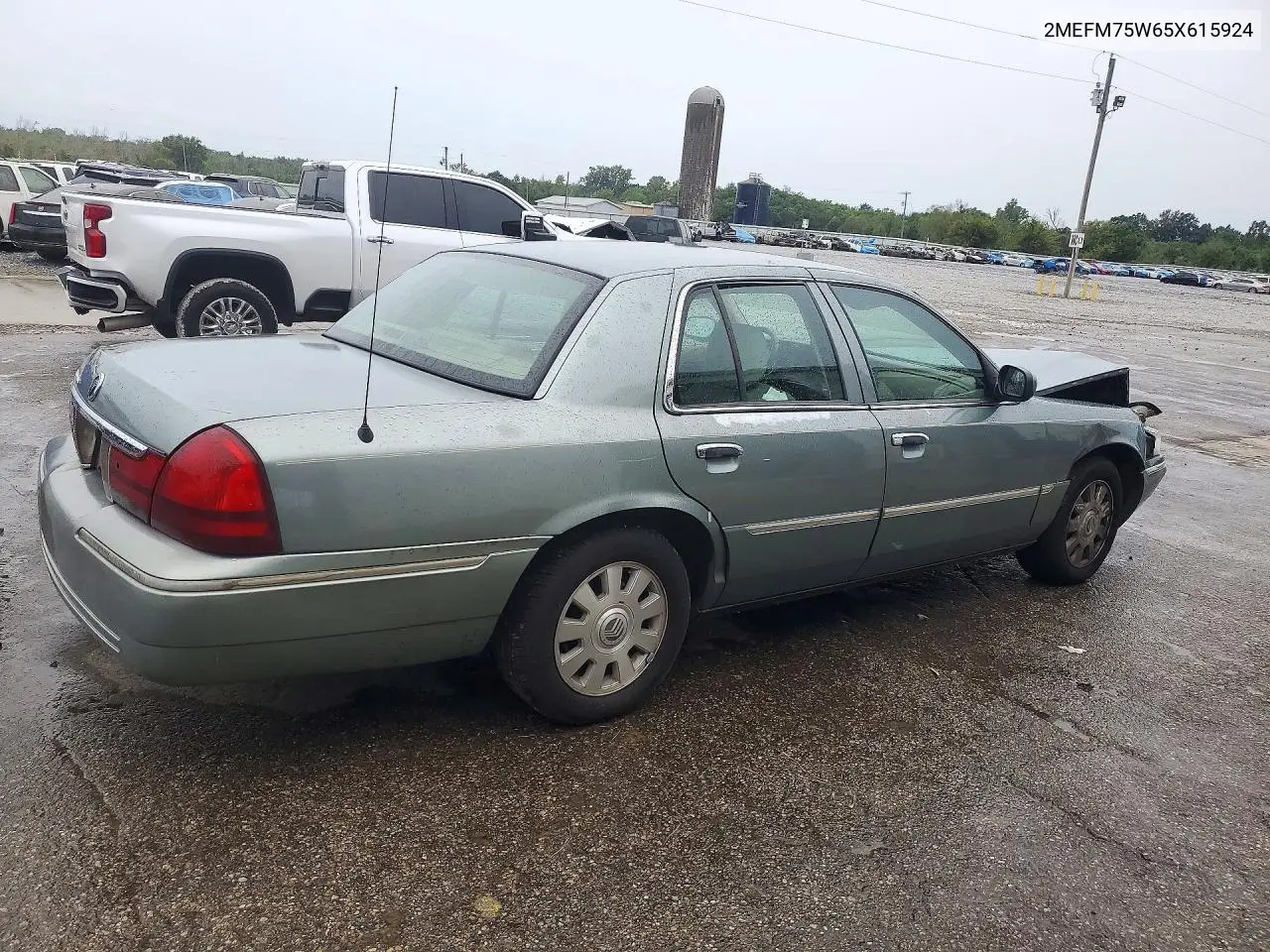 2005 MERCURY GRAND MARQUIS VIN 2MEFM75W65X615924 — фото 3