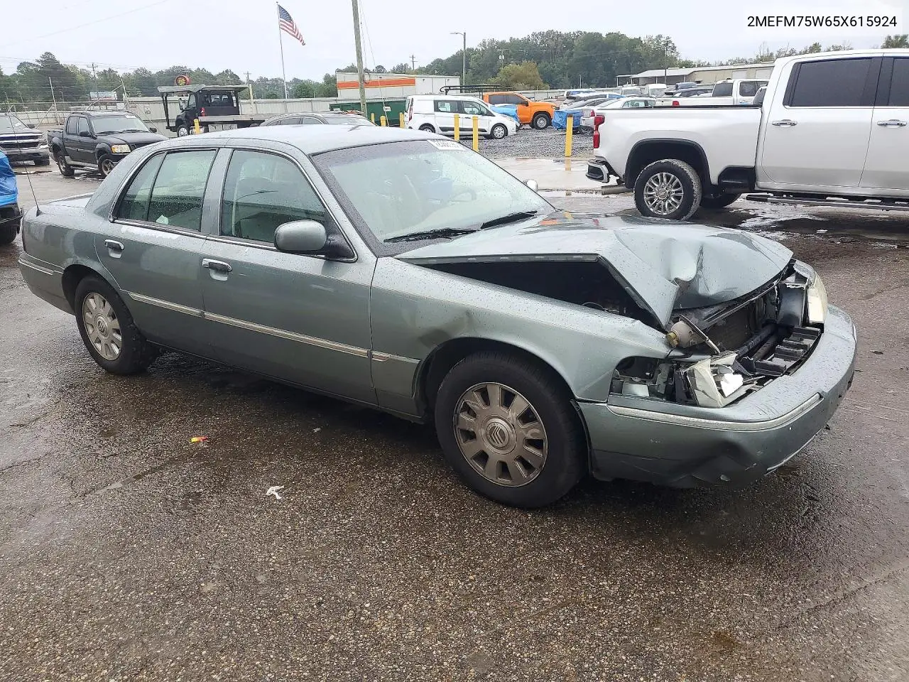 2005 MERCURY GRAND MARQUIS VIN 2MEFM75W65X615924 — фото 4