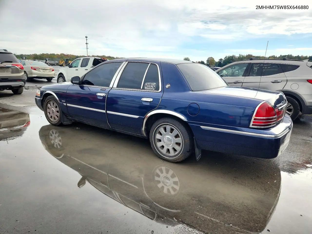 2005 MERCURY GRAND MARQUIS VIN 2MHHM75W85X646880 — фото 2