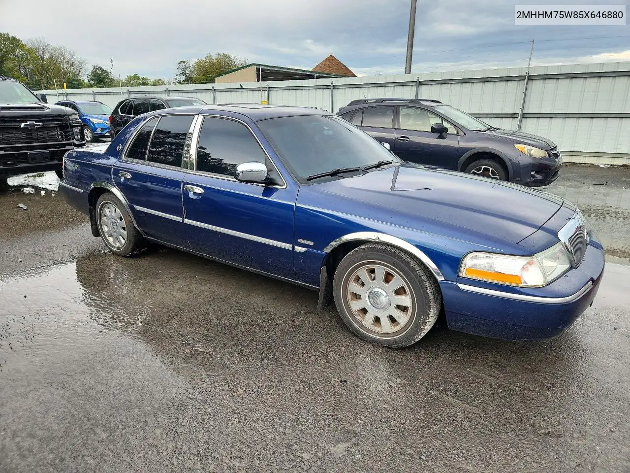 2005 MERCURY GRAND MARQUIS VIN 2MHHM75W85X646880 — фото 4