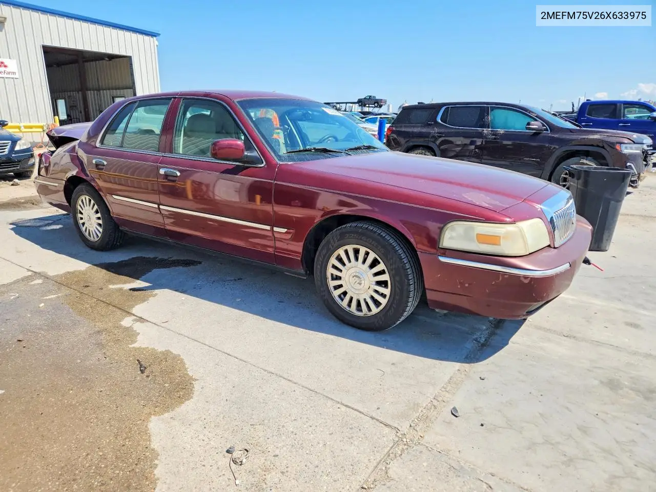 2006 MERCURY GRAND MARQUIS VIN 2MEFM75V26X633975 — фото 4