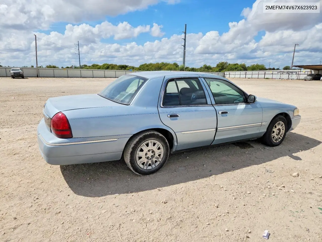 2007 MERCURY GRAND MARQUIS VIN 2MEFM74V67X623923 — фото 3