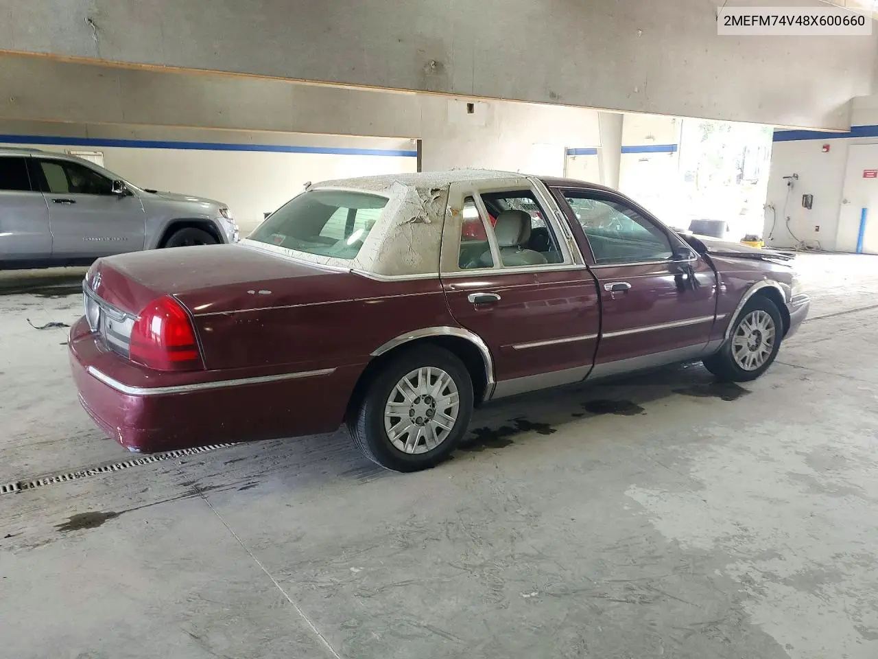 2008 MERCURY GRAND MARQUIS VIN 2MEFM74V48X600660 — фото 3