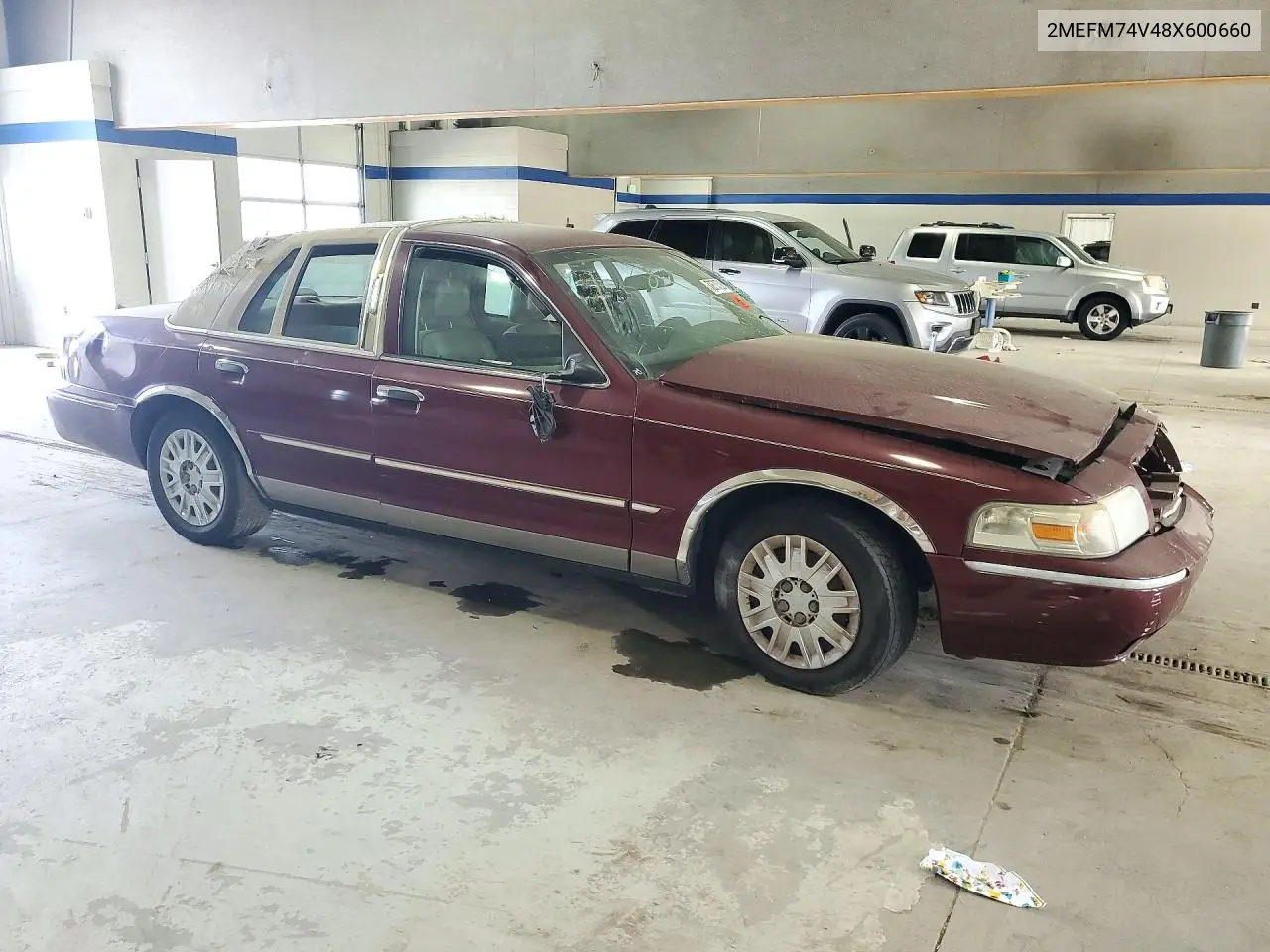2008 MERCURY GRAND MARQUIS VIN 2MEFM74V48X600660 — фото 4