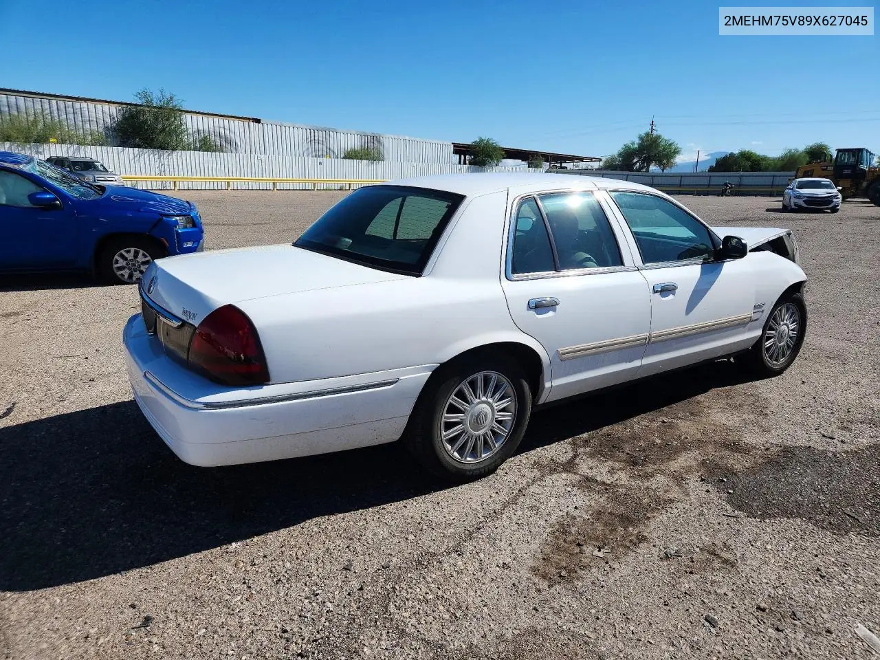 2009 MERCURY GRAND MARQUIS VIN 2MEHM75V89X627045 — фото 3