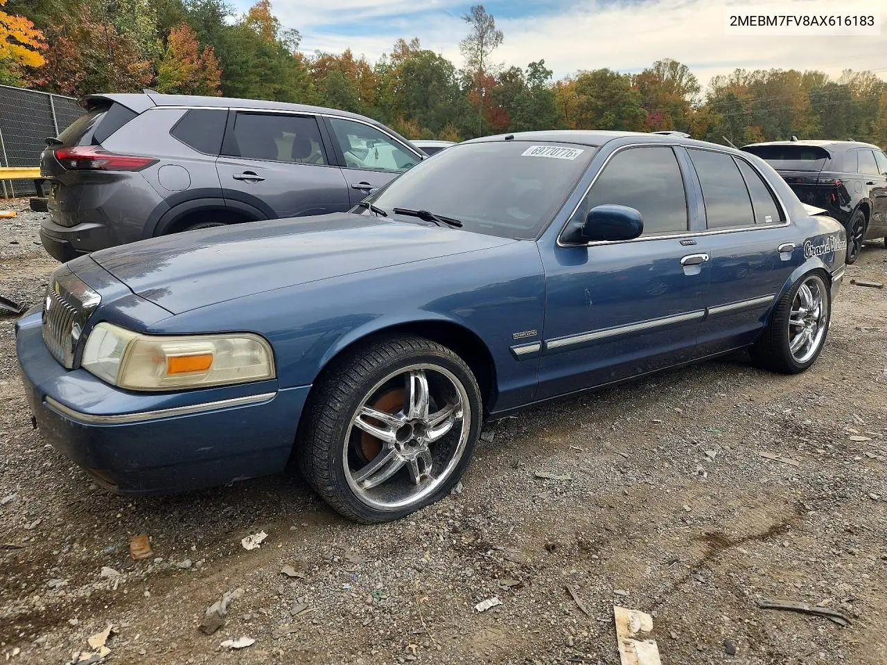 MERCURY GRAND MARQUIS 2010, VIN 2MEBM7FV8AX616183