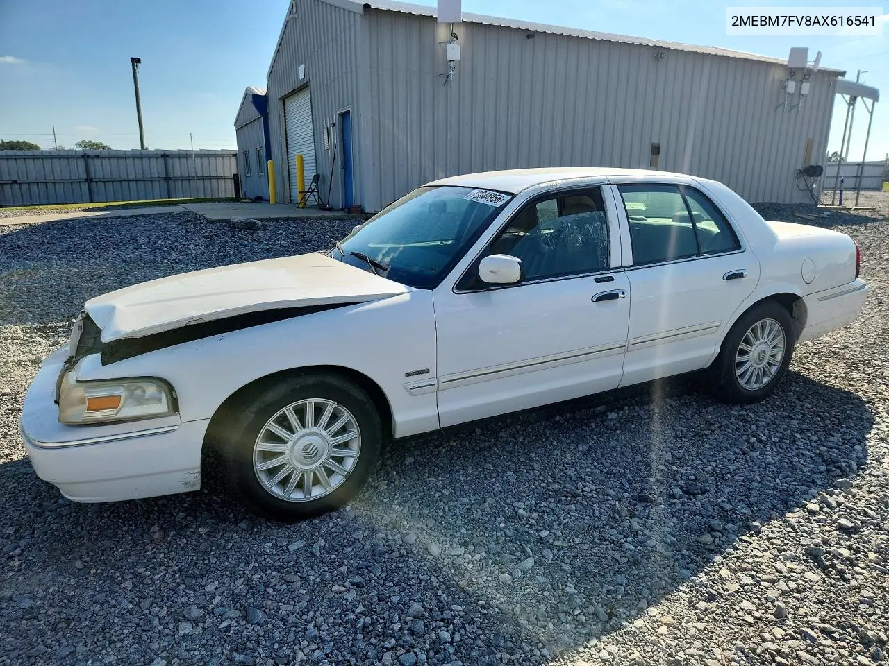 MERCURY GRAND MARQUIS 2010, VIN 2MEBM7FV8AX616541