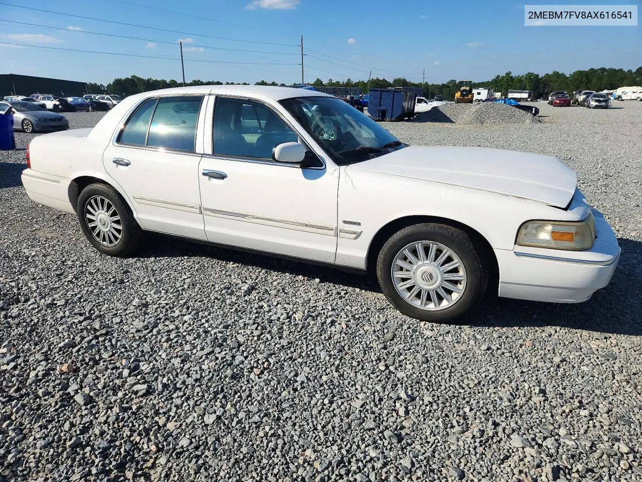 2010 MERCURY GRAND MARQUIS VIN 2MEBM7FV8AX616541 — фото 4