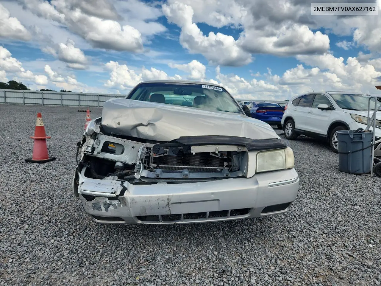 2010 MERCURY GRAND MARQUIS VIN 2MEBM7FV0AX627162 — фото 5
