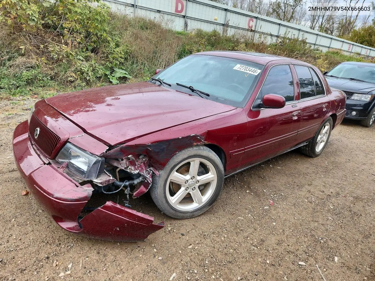 MERCURY MARAUDER 2004, VIN 2MHHM79V54X666603