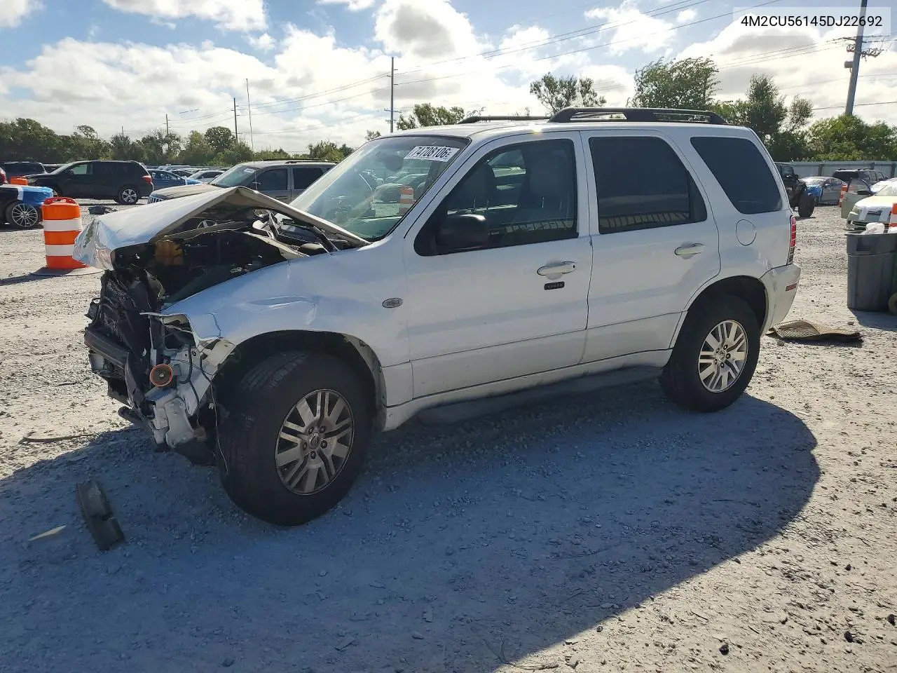 MERCURY MARINER 2005, VIN 4M2CU56145DJ22692