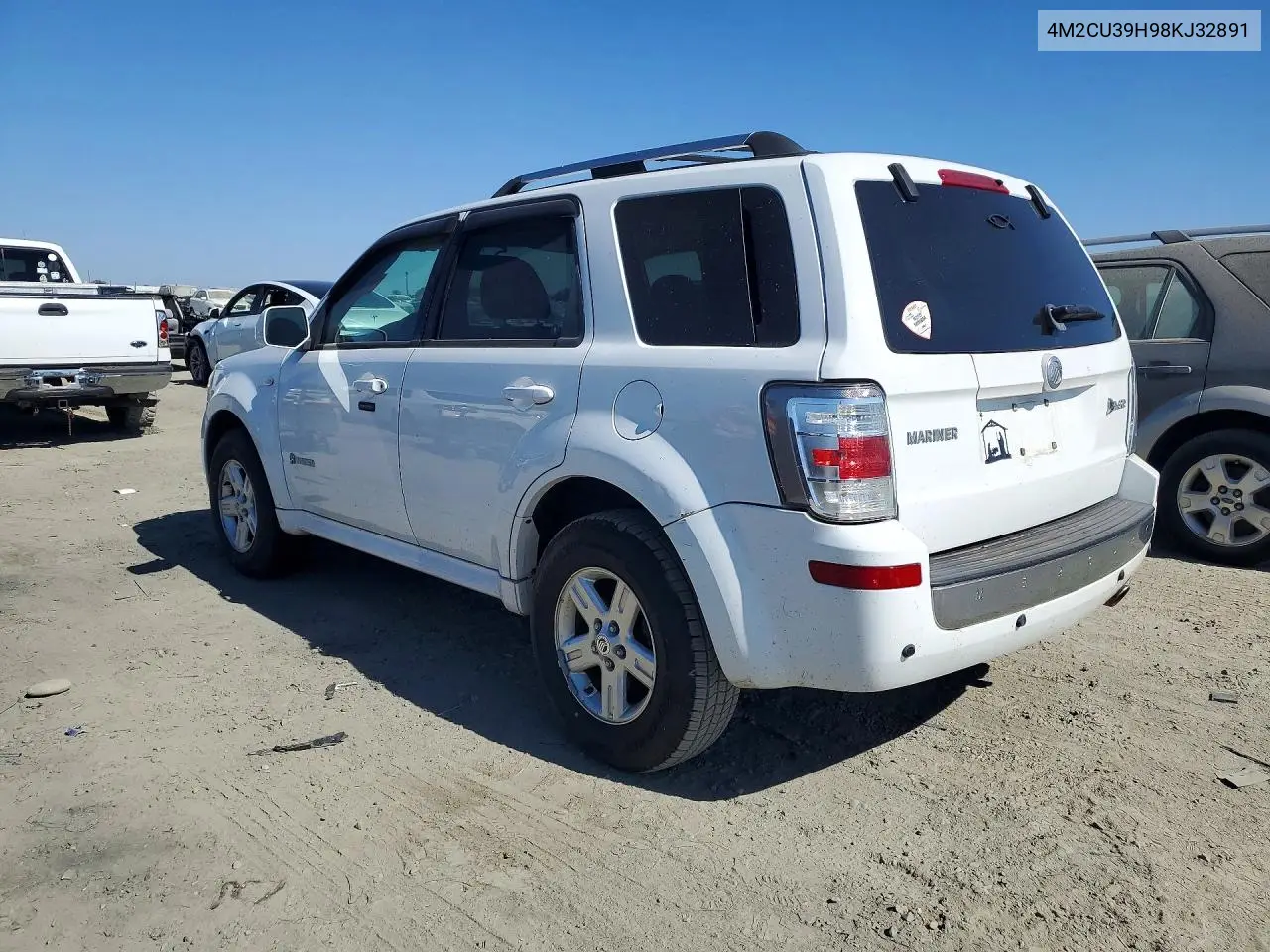 2008 MERCURY MARINER VIN 4M2CU39H98KJ32891 — фото 2