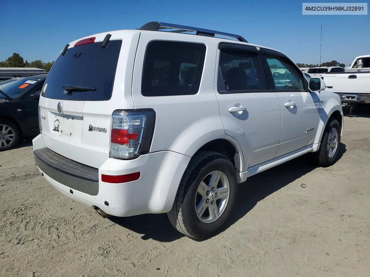 2008 MERCURY MARINER VIN 4M2CU39H98KJ32891 — фото 3