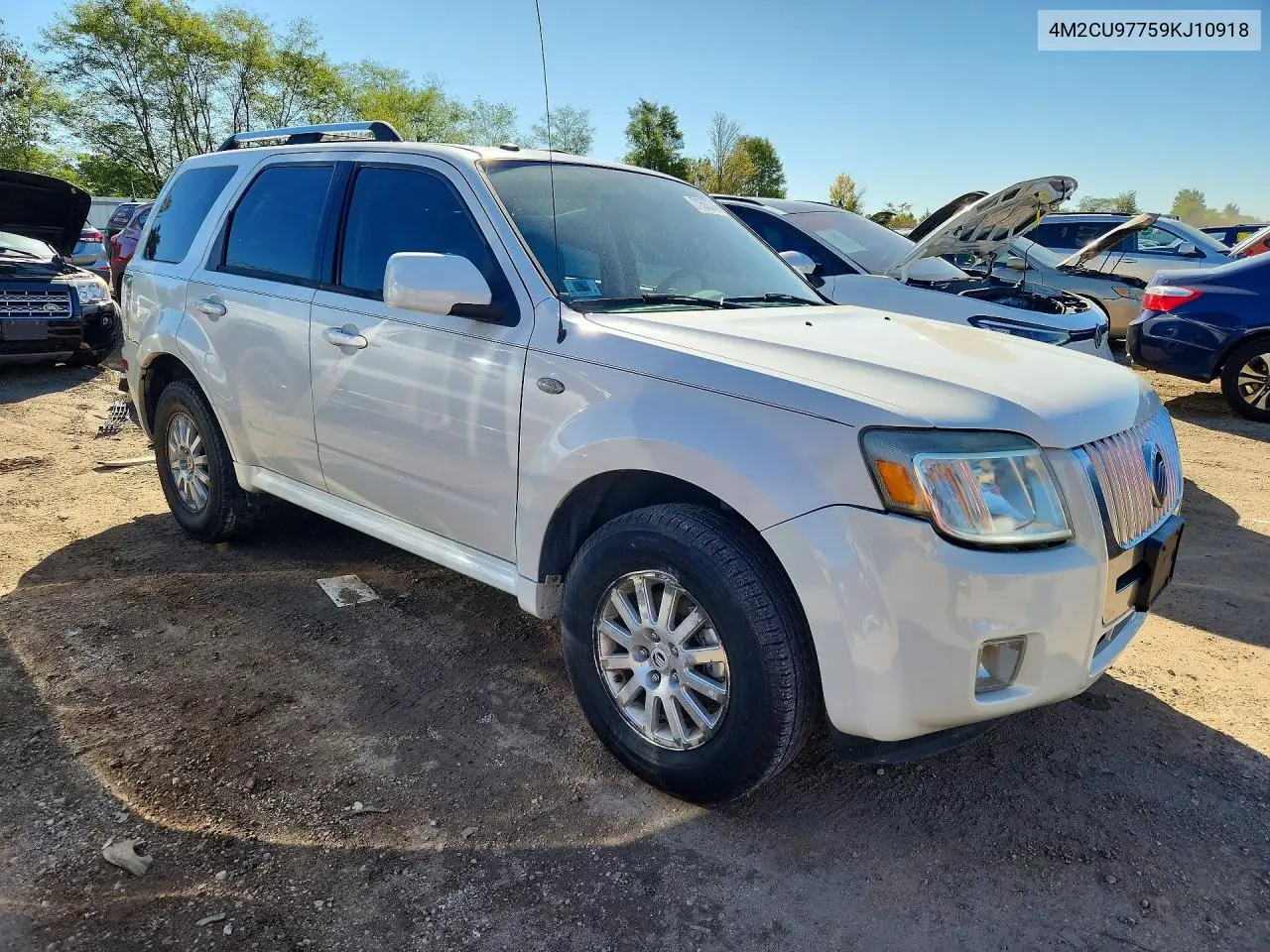2009 MERCURY MARINER VIN 4M2CU97759KJ10918 — фото 4