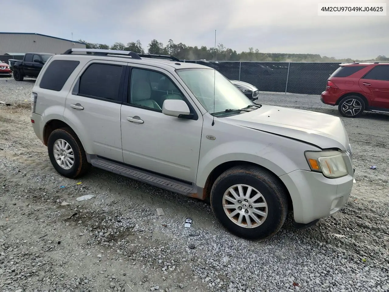 2009 MERCURY MARINER VIN 4M2CU97G49KJ04625 — фото 4