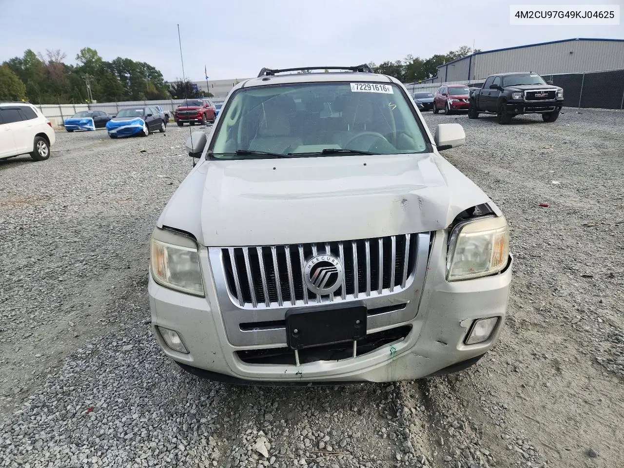 2009 MERCURY MARINER VIN 4M2CU97G49KJ04625 — фото 5