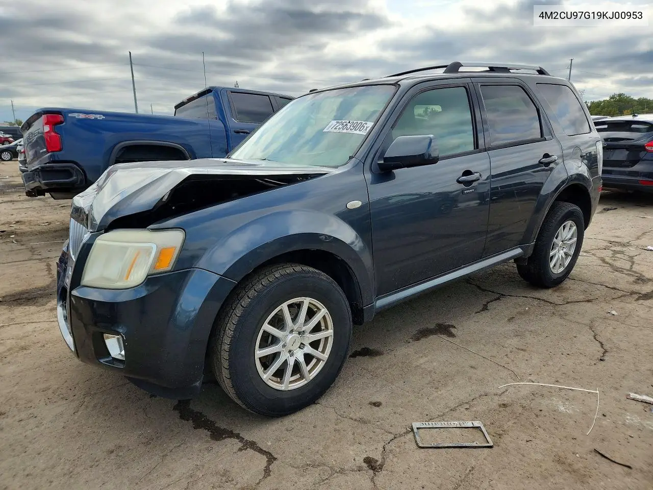 MERCURY MARINER 2009, VIN 4M2CU97G19KJ00953