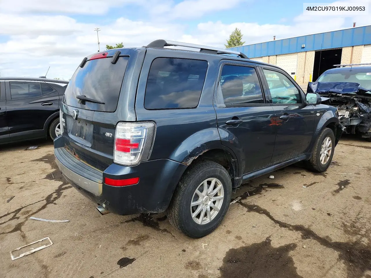2009 MERCURY MARINER VIN 4M2CU97G19KJ00953 — фото 3