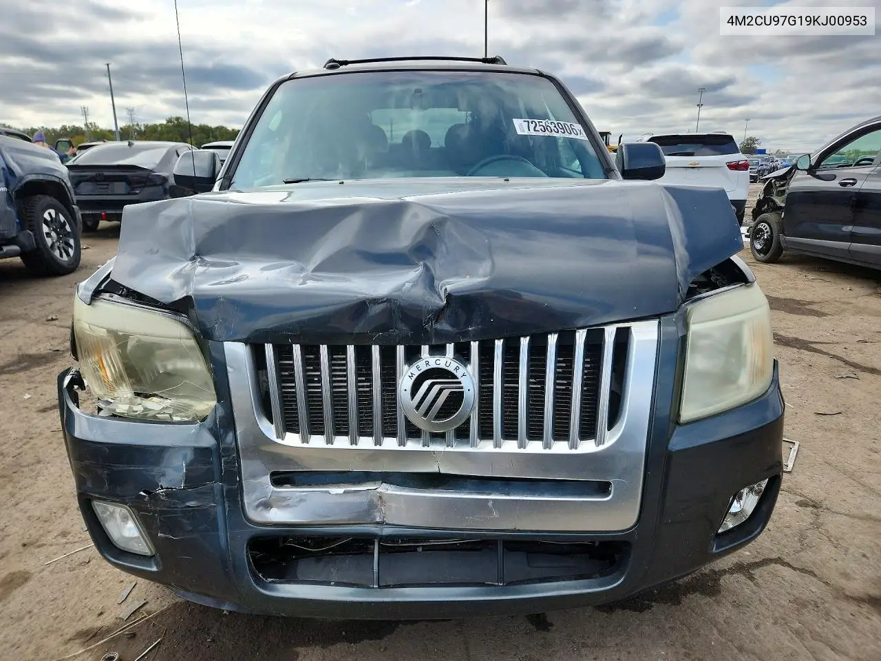 2009 MERCURY MARINER VIN 4M2CU97G19KJ00953 — фото 5