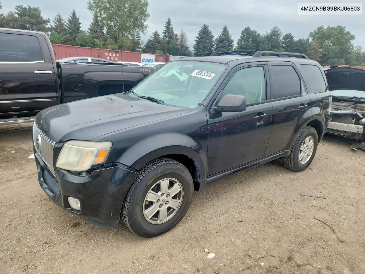 MERCURY MARINER 2011, VIN 4M2CN9BG9BKJ06803