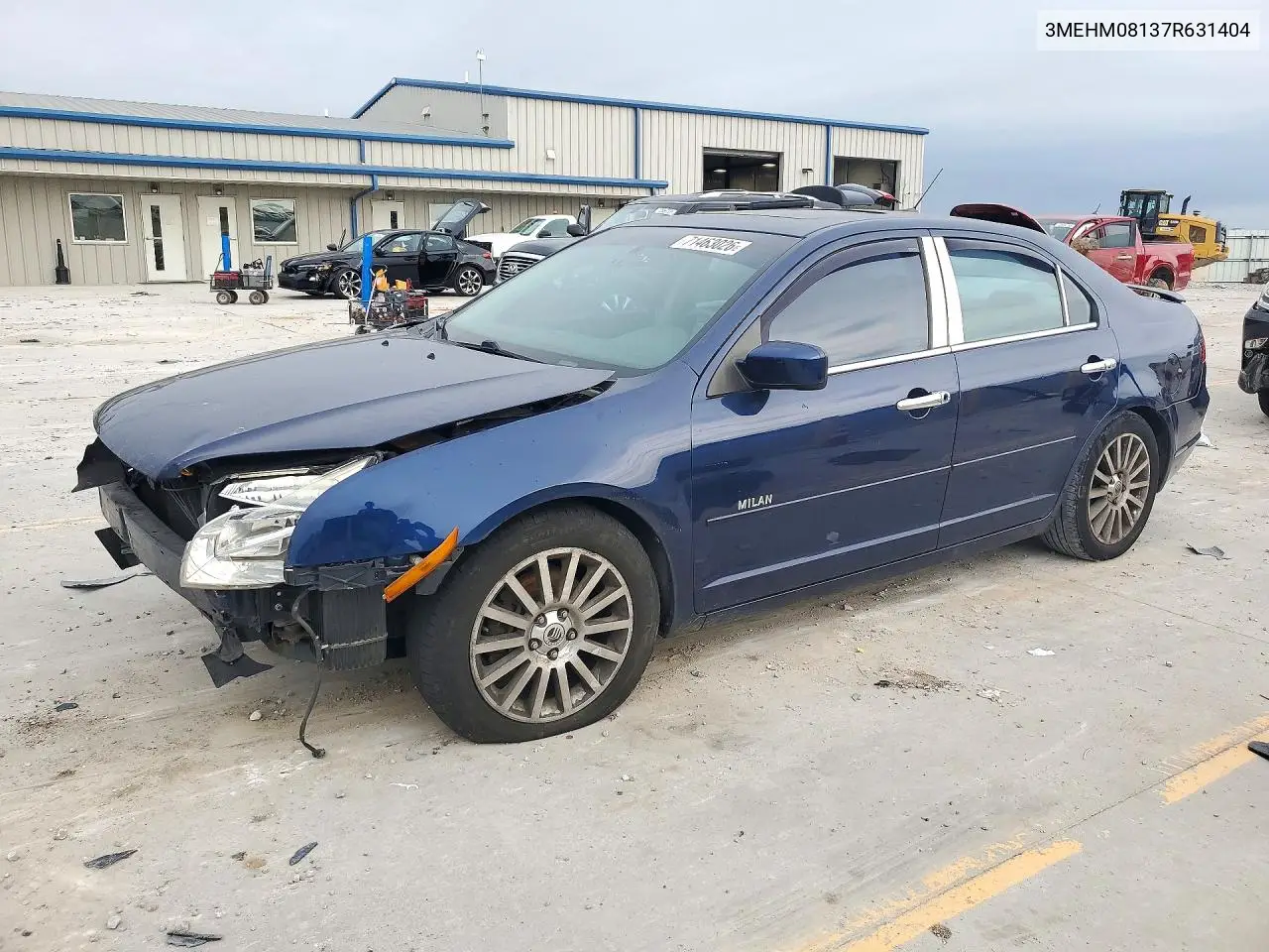 MERCURY MILAN 2007, VIN 3MEHM08137R631404