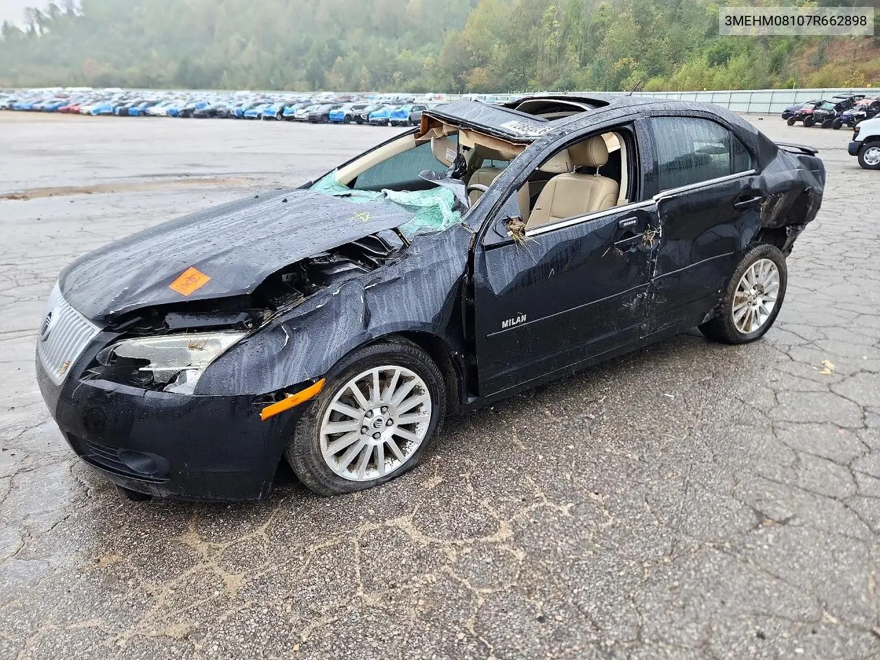 MERCURY MILAN 2007, VIN 3MEHM08107R662898