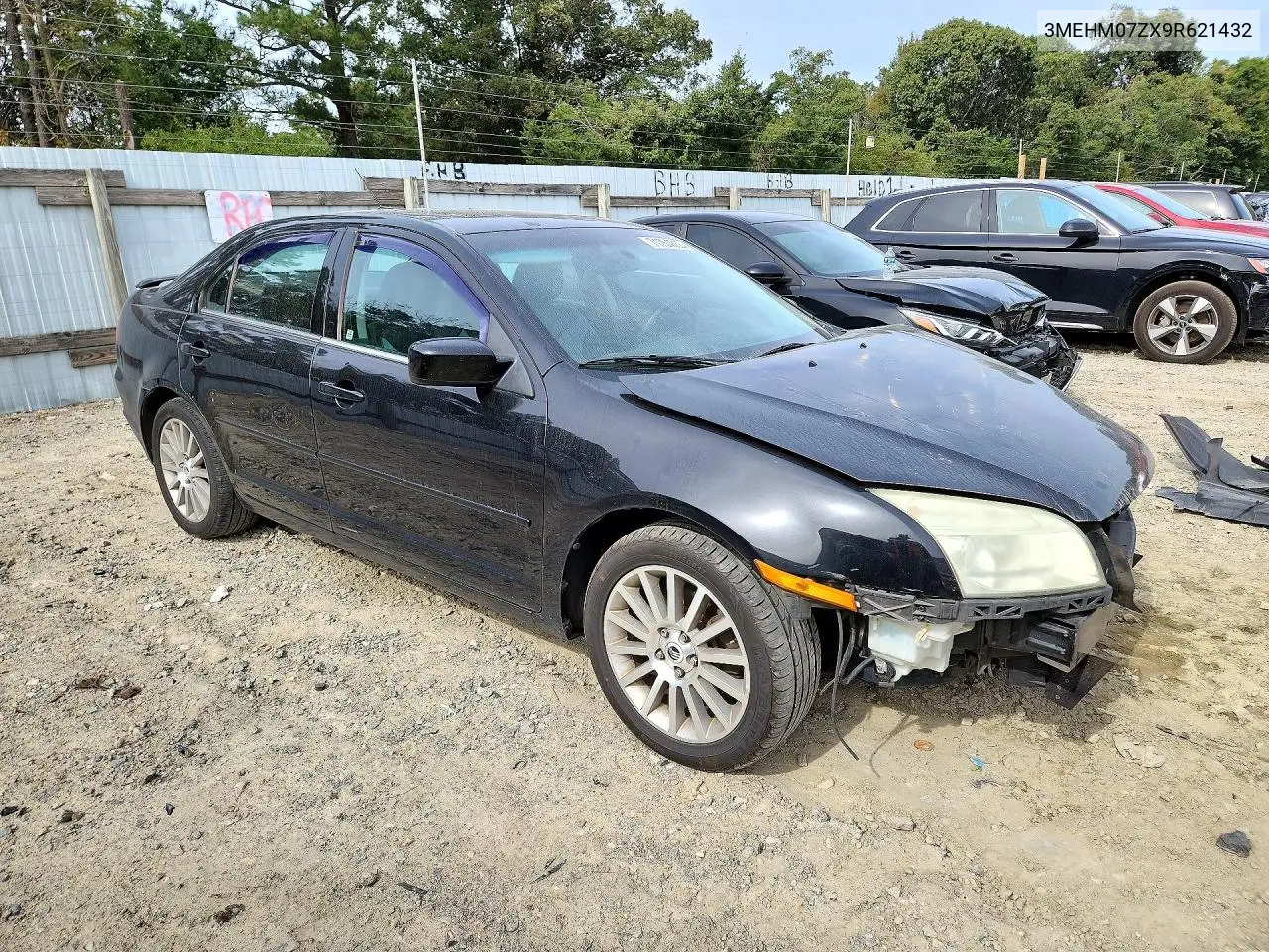 2009 MERCURY MILAN VIN 3MEHM07ZX9R621432 — фото 4