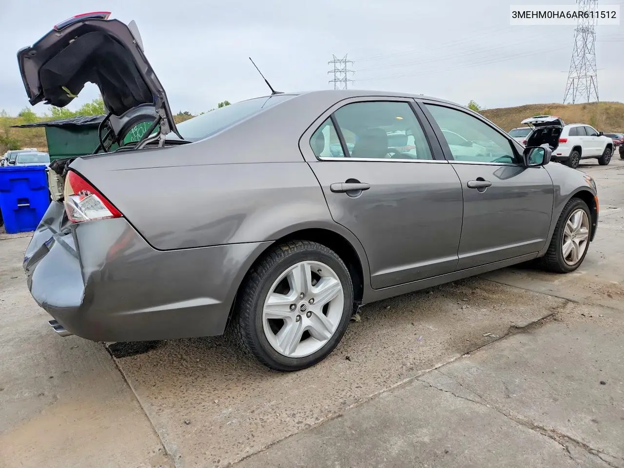 2010 MERCURY MILAN VIN 3MEHM0HA6AR611512 — фото 3