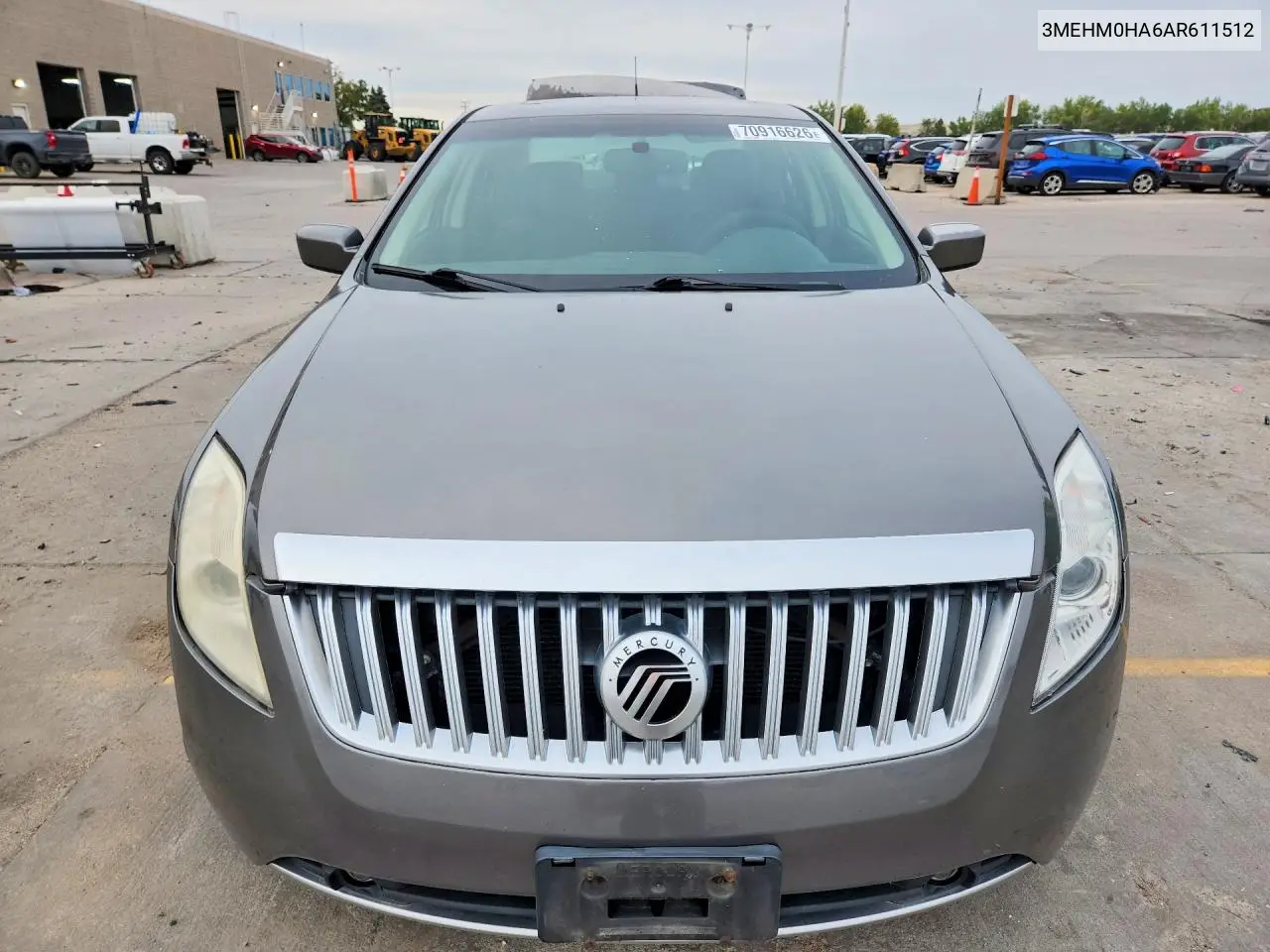 2010 MERCURY MILAN VIN 3MEHM0HA6AR611512 — фото 5