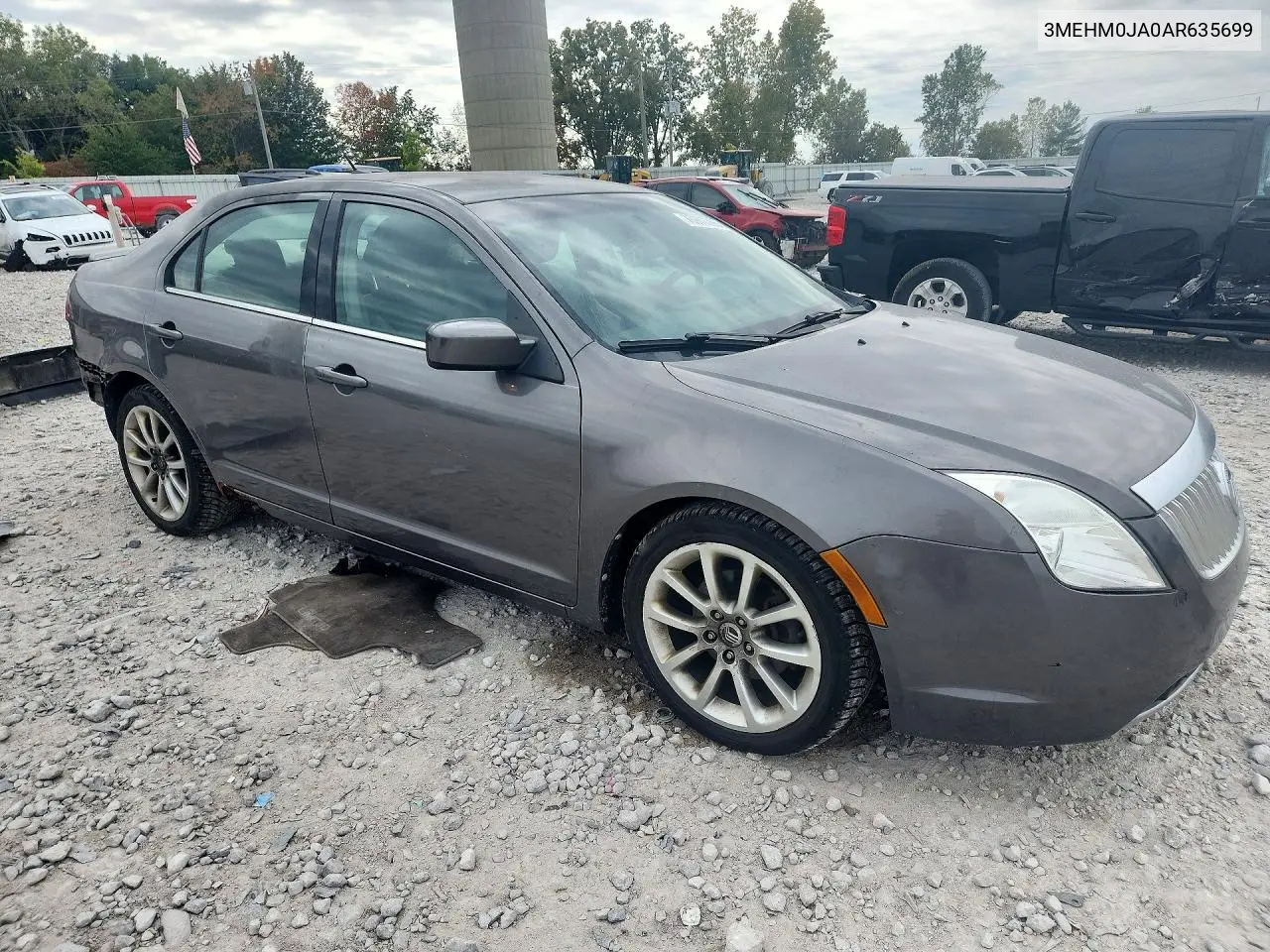 2010 MERCURY MILAN VIN 3MEHM0JA0AR635699 — фото 4