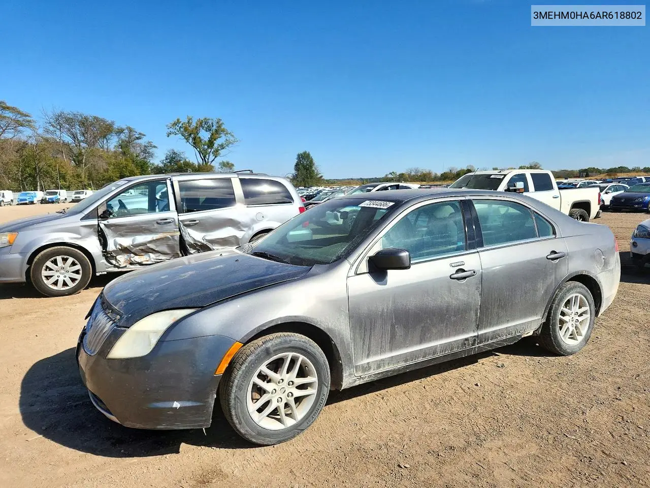 MERCURY MILAN 2010, VIN 3MEHM0HA6AR618802