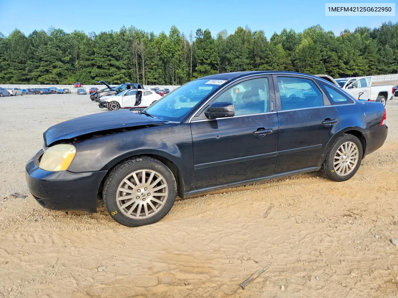 MERCURY MONTEGO 2005, VIN 1MEFM42125G622950