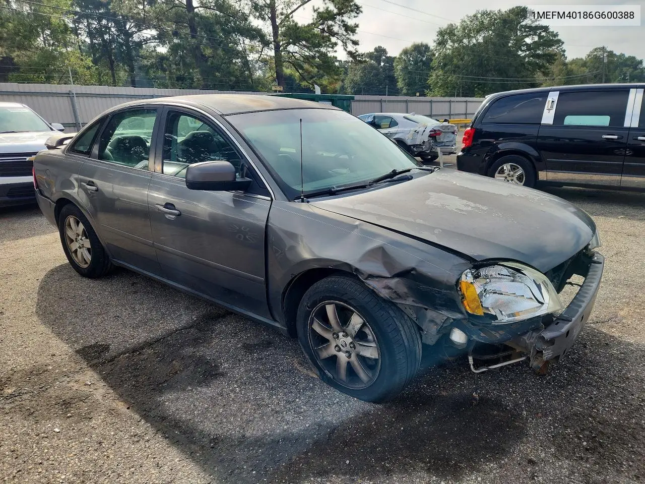 2006 MERCURY MONTEGO VIN 1MEFM40186G600388 — фото 4