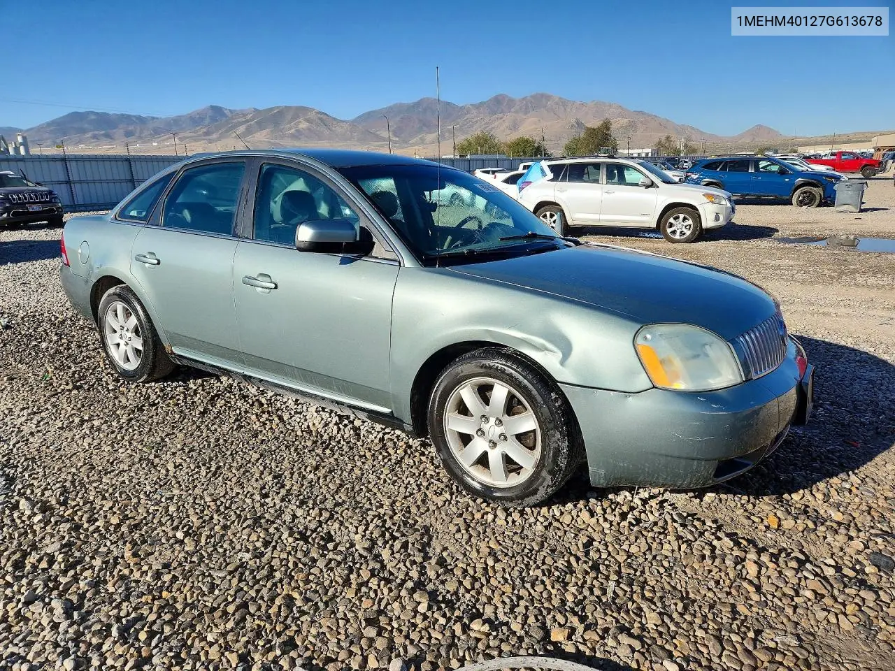 2007 MERCURY MONTEGO VIN 1MEHM40127G613678 — фото 4